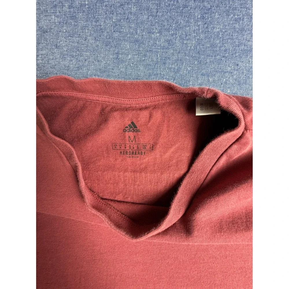 Adidas Aeroready Tennis Graphic T-Shirt Mens Medium Red I've Served You GL5422